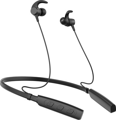 E EARBOUT 235 PRO WITH UPTO 20 HOURS PLAYBACK & ASAP CHARGE BLUETOOTH NECKBand Bluetooth(Black, In the Ear)