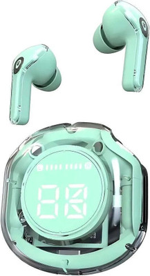 BMJNCJ Ultrapods Pro Wireless Earbuds with Enhanced Bass & Noise Cancellation Bluetooth(Green, True Wireless)