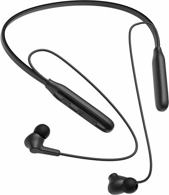 REPOINT 50Hrs Playtime*Fast Charge+Bass Boost Neckband Bluetooth (Black, In the Ear) Bluetooth(Black, In the Ear)