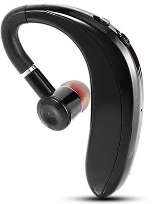 RECTITUDE S109 Ear Hook Bluetooth Wireless Single Ear with Mic Noise Cancelling Bluetooth(Black, In the Ear)