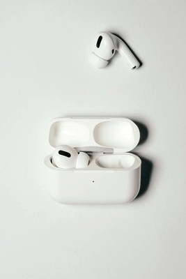 antitech Airpox Pro 2 (2nd generation) with New MagSafe Case-(USB-C) Bluetooth(White, In the Ear)
