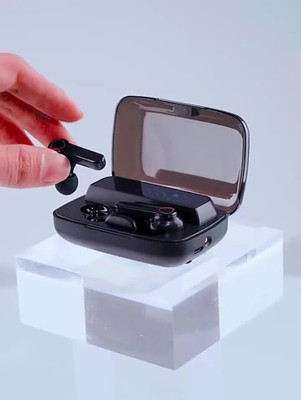 Seashot M19 Wireless Earbuds 5.1 Large Screen Dual LED Digital Display Touch Bluetooth Bluetooth(Black, True Wireless)