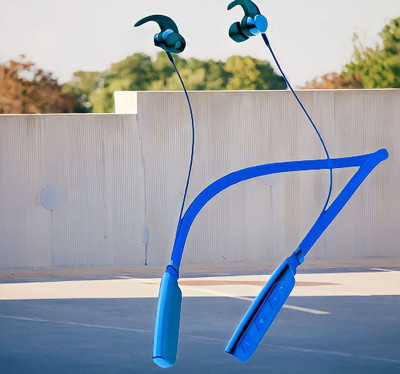 GPQ STORE Rokerz 235 Pro Wireless Bluetooth Neckband(0B.987 Bluetooth(Blue, In the Ear)