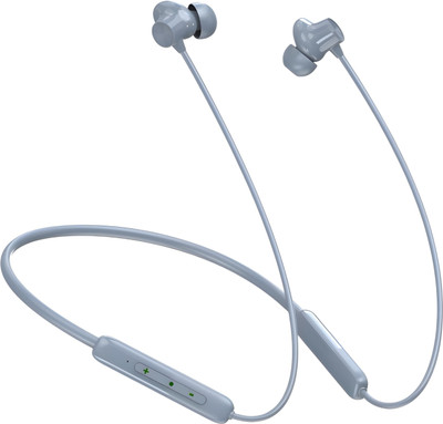 Bxeno Buds Wireless 5 Lite MAGNETIC POWER OFF/ON 48Hr Neckband ENC ,Fast Charging[7SU] Bluetooth(Grey, In the Ear)