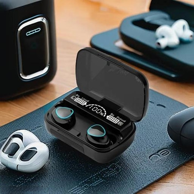 roxfire M10 TWS Bluetooth Earbuds Wireless Bluetooth 5.1 Stereo IPX7 Waterproof. Black Bluetooth(Multicolor, True Wireless)