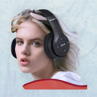 house of common Gaming Headphones (Wireless) with Immersive Explosive Deep Bass_ZB Bluetooth & Wired(Black, On the Ear)