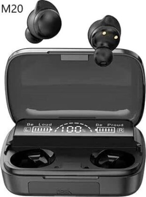 Digiwins M20 Earbuds High Bass Audio, 48Hrs Playtime With ASAP Charge Bluetooth(Black, In the Ear)