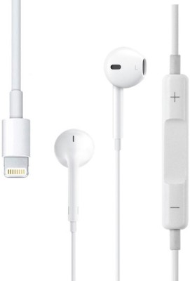 LELISU iPhone Earbuds with Remote and Mic-iPhone 14/13/12/11 Pro Max -All iOS Wired Headset(White, In the Ear)