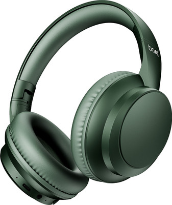 boAt Rockerz 371, 40mm Drivers, 50H Battery, BEAST Mode, ENx, Voice Assistant,BT v5.4 Bluetooth(Sage Green, On the Ear)