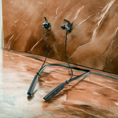 GPQ STORE Rokerz 235 Pro Wireless Bluetooth Neckband(0.2287 Bluetooth(Black, In the Ear)
