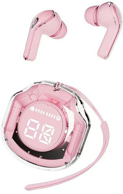 Pharaoh ECHO PR V5.3 With IPX7 TRUE WIRELESS BLUETOOTH SWEAT PROOF ANC Headset EP69 Bluetooth(Pink, True Wireless)