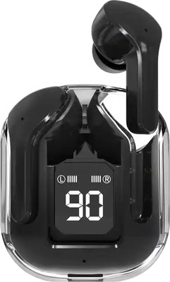 MOBIZAC IMMERSE Hifi Stereo Sound Transparent Digital Earbuds ENC Earphone V5.3 Wireless Bluetooth(Black, True Wireless)