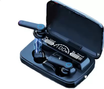 Jeevan jyoti agency M19 Earbuds TWS Earphone Touch Control Digital Display Truly wireless Bluetooth(Black, True Wireless)