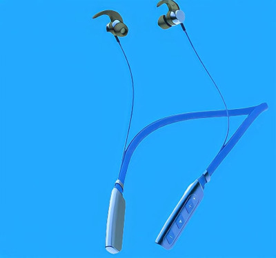 QPG STORE Rokerz 235 Pro Wireless Bluetooth Neckband(0B.431 Bluetooth(Blue, In the Ear)