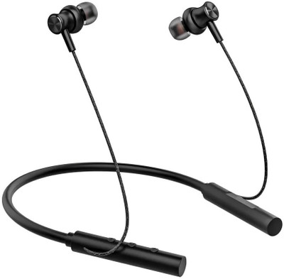 RECTITUDE Best Active Noise Cancelling Neckband Bluetooth(Black, In the Ear)
