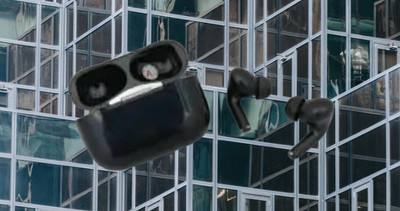 JQVA TWS Air True Wireless Earbuds with ANC & Mic – Carbon Black Bluetooth(Black, In the Ear)