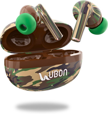 electricbass Bluetooth Wireless Earbuds J38 Army Series Bluetooth(Green, On the Ear)