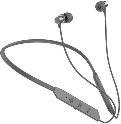 Tunifi BT-Max 40Hr Playback with Call Vibration Alert Bluetooth(Grey, In the Ear)