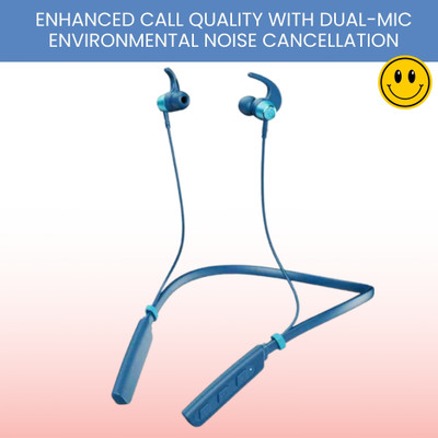 FRONY BT 235 Bluetooth Wireless Neckband With 20 Hours Playback & ASAP ChargeAO70 Bluetooth(Blue, In the Ear)