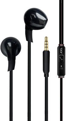 AXL EP-22 In-Ear | Stereo Wired Earphone | High Bass with in-Line mic Wired(Black, In the Ear)
