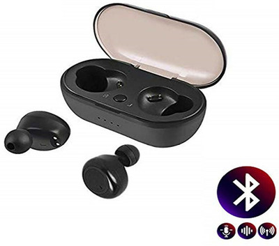 DRUMSTONE TWS 02 Wireless Earbuds with Bluetooth V5.0 HI-FI Stereo Bluetooth Gaming(Black, In the Ear)