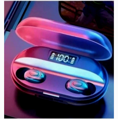 YAROH T2 TWS Earbuds: 26hr Playback, Bluetooth 5.1, iOS/Android Compatible VIP15 Bluetooth(Black, In the Ear)