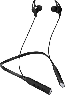 bAot 102 NB With Upto 24 Hour Play Back Bluetooth Headset/Neckband Bluetooth Headset(Black, In the Ear)