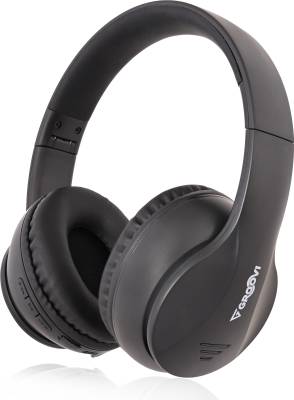 Groovimuzic D-808/806 WITH STEREO BASS SOUND 40HRS PLAYBACK WITH PREMIUM BOX Bluetooth & Wired Headset