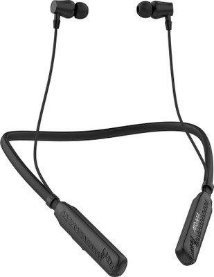 Aroma NB119 Bold Upto 60 Hours Playtime*, Magnetic On/Off, ENC, Voice Changer Neckband Bluetooth(Black, In the Ear)