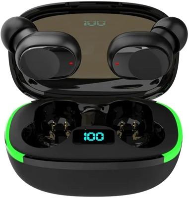 COREGENIX Power Bluetooth V5.3Wireless Earphones,Stereo Sound,30Hrs Playtime,Fast Charging Bluetooth Headset(Black, True Wireless)