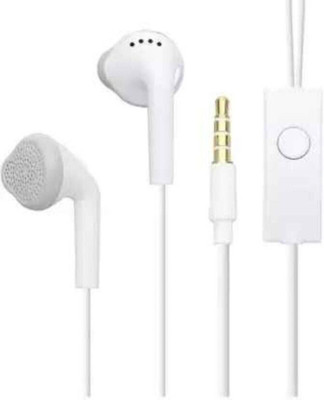 GENWARP Original Earphone EH-S61 Deep Bass with Sound Cancellation Wired(White, In the Ear)