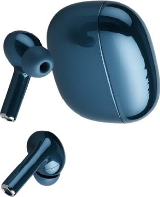 One7 ON TWS -54 Blue ENC Noise Reduction True Wireless Earbuds with Mic Bluetooth(Blue, In the Ear)