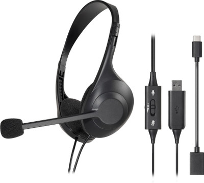 Audio Technica ATH 102USB Wired Gaming(Black, On the Ear)