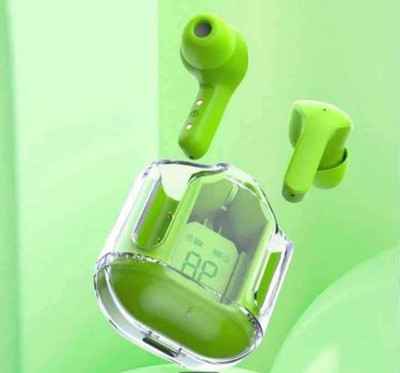 NKL Smart Design UltraPods Buds With Charging Case,Mic 97 Bluetooth(Green, True Wireless)