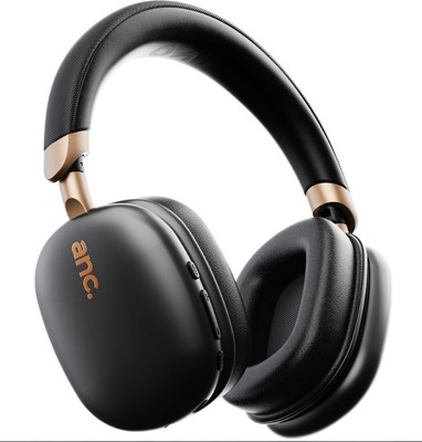 GOBOULT Fluid X Pro ANC Calling, 70H Battery, 40mm Drivers, Foldable design, Gaming Mode Bluetooth & Wired(Black, On the Ear)