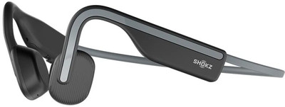 Shokz OpenMove Open Sport Bone Conduction Wireless Bluetooth(Grey, Black, In the Ear)