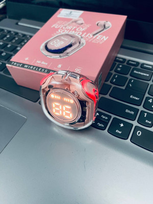 NPU Smart New Design Led UltraPods 2 Buds With Charging Case_NP420 Bluetooth(Pink, True Wireless)