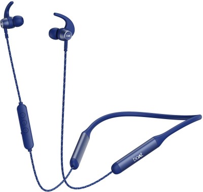 boAt Rockerz 333 Pro with 60 Hours Battery Bluetooth Headset(Navy Blue, In the Ear)
