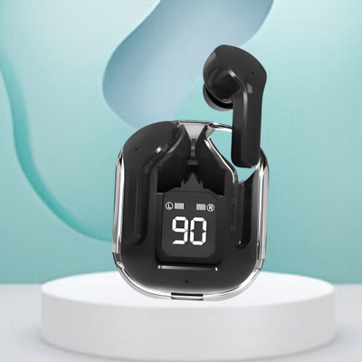 SACRO Wireless Earbuds, TWS Bluetooth 5.1, Mirror Screen LED Display, HD Sound D6 Bluetooth(Multicolor, True Wireless)