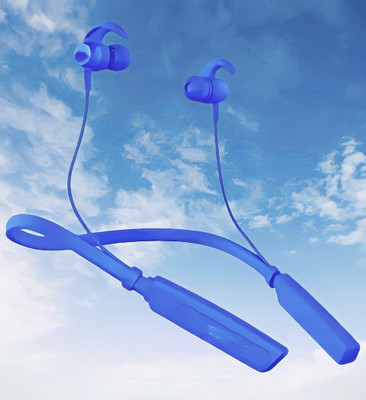 QPG STORE Rokerz 235 Pro Wireless Bluetooth Neckband(0B.476 Bluetooth(Blue, In the Ear)