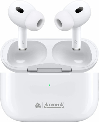 Aroma NB121 Pods Upto 40 Hours Playtime* Type C Fast Charging Dual Pairing Earbuds Bluetooth(Ivory White, True Wireless)