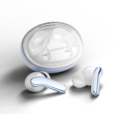 Mivi Duopods Infinity [New Launch], 3D Sound, 70 H, AI-ENC, Game Mode & Voice Assist Bluetooth(Frost Blue, True Wireless)