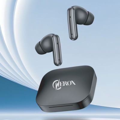 WEROX N-Lite 224 Wireless Earbuds,Up to 32 hours of battery life Premium Sound/Workout Bluetooth(Black, True Wireless)