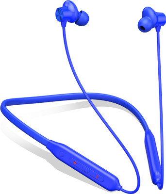 MUJIC T60 Bullets Wireless C2 MAGNETIC Z bass Edition 48Hr Playtime Neckband M41 Bluetooth(Blue, In the Ear)