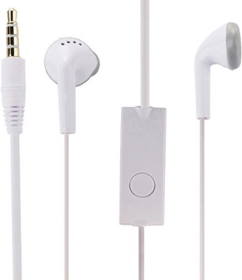 GENWARP Original Earphone EHS61 Deep Bass with No Cancellation Wired(White, In the Ear)