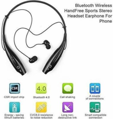 FRONY UGK_456R_HBS 730 Neck Band Bluetooth Headset Bluetooth Headset(Multicolor, In the Ear)