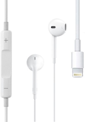 Wolgite Wired Earphone Built-in MiC Wired Headset(White, In the Ear)