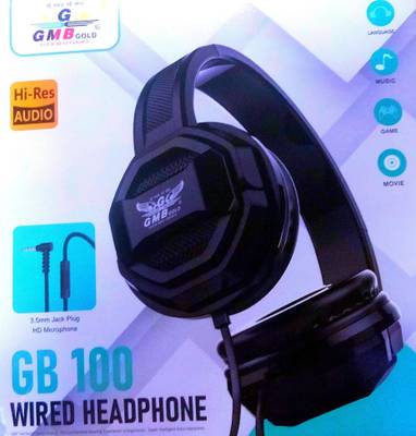 mkumar GMB GOLD WIRED HEADPHONE GB 100 Wired Gaming Headset