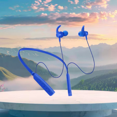 Clairbell 235Pro Bluetooth Neckband Noise-Cancelling True Wireless in-Ear & MicrophoneL27 Bluetooth(Blue, In the Ear)