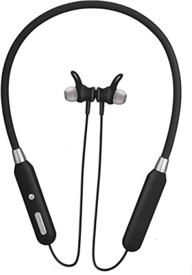 XUOP Sports Stereo Neckband for Sport/Gym/Running Bluetooth Headset Bluetooth Headset(Black, In the Ear)